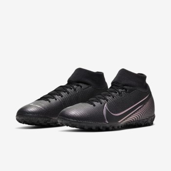 Nike Mercurial Superfly 7 Academy TF - Férfi Focicipő - Fekete/Fekete